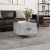 vidaXL Tavolino Salotto Grigio Cemento 50x50x40 cm Legno Multistrato