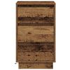vidaXL Armadio da Notte con cassetto Legno vecchio 39 x 34,5 x 65 cm