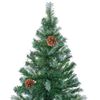 vidaXL Albero di Natale artificiale Verde 180 cm PVC e Acciaio