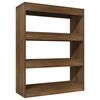 vidaXL Libreria/Divisorio Rovere Marrone 80x30x103cm Legno Multistrato