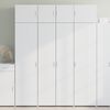 vidaXL Credenza Bianca 80x42,5x185 cm in Legno Ingegnerizzato