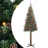 vidaXL Albero di Natale snodato Verde 180 cm
