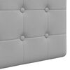 vidaXL Testata appesa Grigio Nuvola 150 x 55 x 5 cm Tessuto