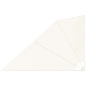 vidaXL Tenda Laterale per Balcone Pieghevole Crema 160x240 cm