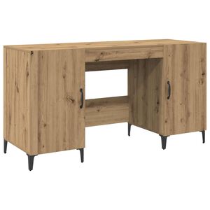 vidaXL Scrivania Rovere Artigianale Legno ingegnerizzato