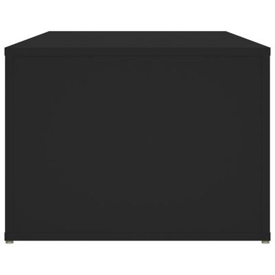 vidaXL Tavolino da Salotto Nero 100x50x36 cm in Legno Multistrato