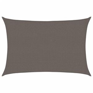 vidaXL Vela Parasole 160 g/m&sup2; Antracite 2,5x3,5 m in HDPE