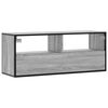 vidaXL Mobile TV Grigio Sonoma 100x31x39,5cm Legno Multistrato Metallo