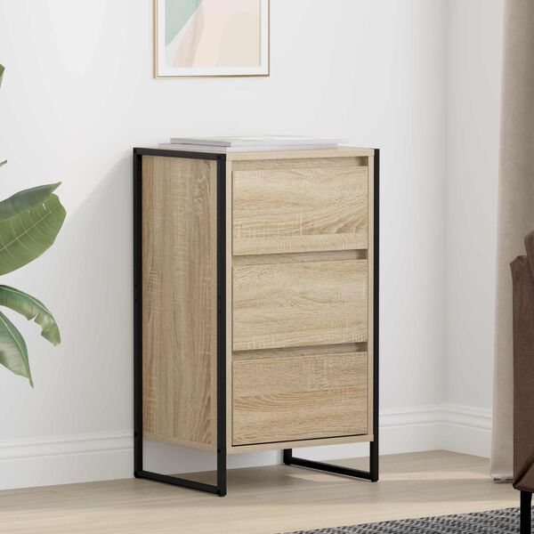 vidaXL Credenza Sonoma 42 x 36 x 75.5 cm Legno multistrato