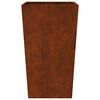 vidaXL Fioriere da Giardino 2 pz 45x45x75 cm in Acciaio Corten