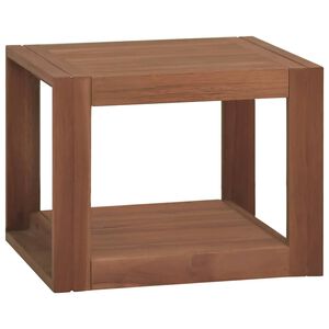 vidaXL Mobile da Bagno a Parete 45x45x35 cm in Legno Massello di Teak