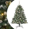 vidaXL Albero di Natale artificiale con 150 LED Verde 150 cm