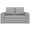 vidaXL Divano letto 60cm Grigio Nuvola Tessuto