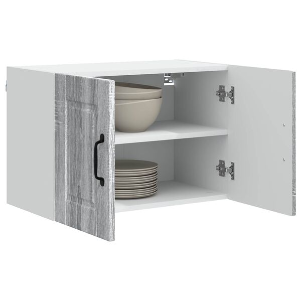 vidaXL Mobile da cucina con lo scaffale Grigio Sonoma 60 x 31 x 40 cm