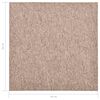 vidaXL Quadrotte di Moquette 20 pz 5 m&sup2; 50x50 cm Beige