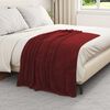 vidaXL Coperte da Pile 6 pcs Rosso Bordeaux 130 x 150 cm Panno