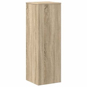 vidaXL Supporto per Piante Rovere Sonoma 33x33x100cm Legno Multistrato