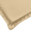 vidaXL Cuscino per Lettino Prendisole Beige Mélange 200x50x4cm Tessuto