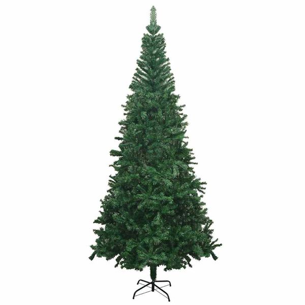 vidaXL Albero di Natale Preilluminato con Palline 240 cm Verde