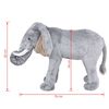 vidaXL Elefante in Peluche in Piedi Grigio XXL