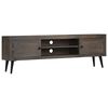 vidaXL Mobile Porta TV in Legno Massello di Mango 140x30x45 cm