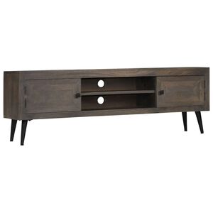 vidaXL Mobile Porta TV in Legno Massello di Mango 140x30x45 cm