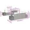 vidaXL Set Divano da Giardino 8 pcs Grigio Poly Rattan