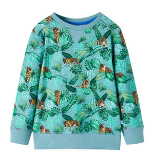 Felpa da Bambino Verde Chiaro M&eacute;lange 92