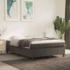 vidaXL Struttura Letto a Rete a Molle Grigio Scuro 140x190 cm Velluto