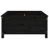 vidaXL Fioriera da Giardino Nera 82,5x82,5x39cm Legno Massello di Pino