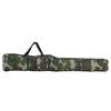 vidaXL Borsa per Canna da Pesca Verde Mimetico 150 cm Tessuto Oxford