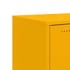 vidaXL Credenza Giallo Senape 100,5x39x72 cm Acciaio Laminato a Freddo