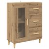 vidaXL Credenza con cassetto Rovere artigianale 69,5 x 34 x 180 cm