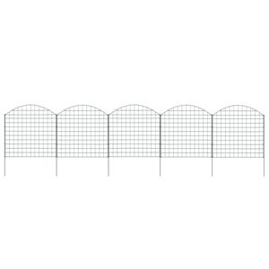 vidaXL Set Recinzione da Giardino ad Arco 77,5x78,5 cm Verde