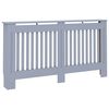 vidaXL Copertura per Radiatore Antracite 152x19x81,5 cm in MDF