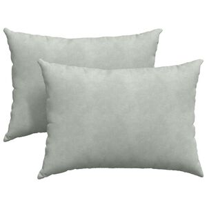vidaXL Cuscini da Divano 2 pcs Grigio chiaro 70 x 50 cm
