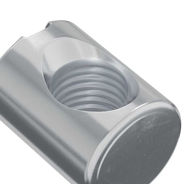 vidaXL Dadi a tamburo 3462 pcs Argento M6 x 13 mm Metallo