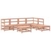 vidaXL Set Divani Giardino 7 pz con Cuscini Legno Massello di Douglas