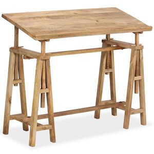 vidaXL Tavolo da Disegno in Legno Massello di Mango 116x50x76 cm
