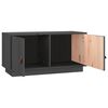 vidaXL Mobile Porta TV Grigio 80x34x40 cm in Legno Massello di Pino