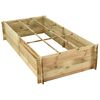 vidaXL Fioriera Giardino Letto Vegetale in Legno di Pino 197x100x40cm