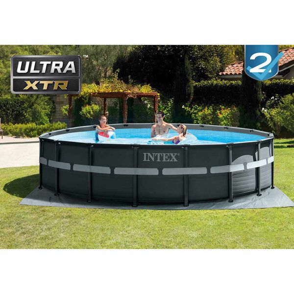Intex Piscina Ultra XTR 549x132 cm con Pompa Filtro a Sabbia