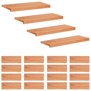vidaXL Tappeti per scale 20 pz 80 x 30 x 2 cm Vernice