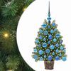 vidaXL Albero di Natale artificiale con 150 LED Verde 75 cm PE e PVC