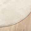 vidaXL Tappeto OVIEDO a Pelo Corto Beige Ø 280 cm