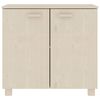 vidaXL Credenza HAMAR ambra 85x35x80 cm in Legno Massello di Pino