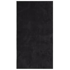 vidaXL Tappeto a Pelo Corto HUARTE Morbido e Lavabile Nero 80x150 cm