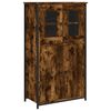 vidaXL Credenza Rovere Fumo 62x32x106,5 cm in Legno Multistrato