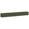vidaXL Fioriera Verde Oliva 360x40x40 cm in Acciaio Laminato a Freddo
