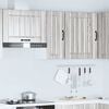 vidaXL Pensile da Cucina Lucca Grigio Sonoma in Legno Multistrato
